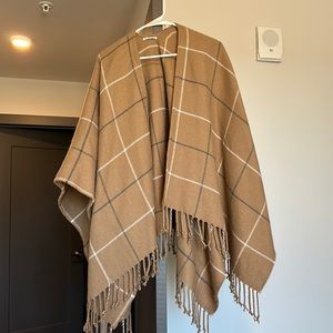 Abercrombie Plaid Poncho